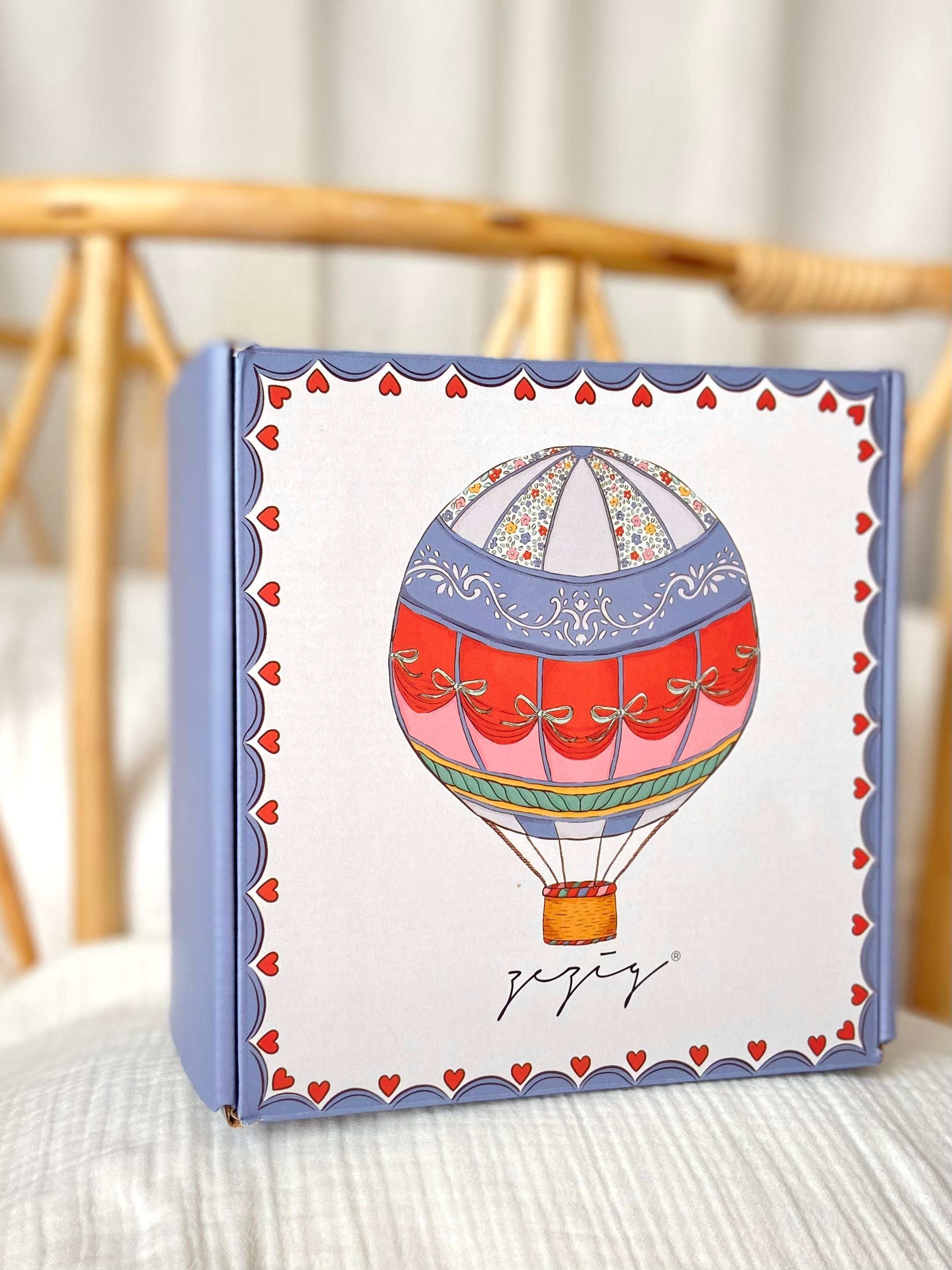 Premium Masal Serisi - Kalpli Balon Bebek Nevresim Takımı