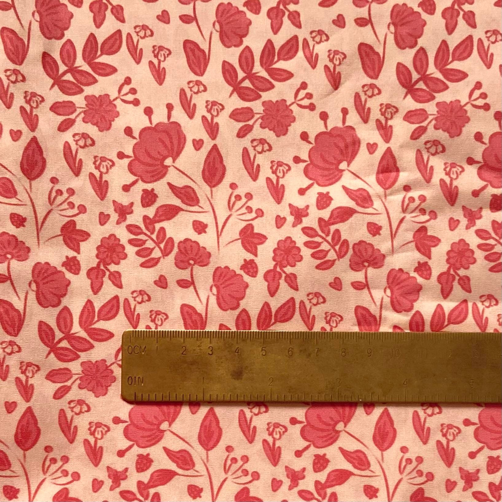 Red Harmony Poplin Kumaş