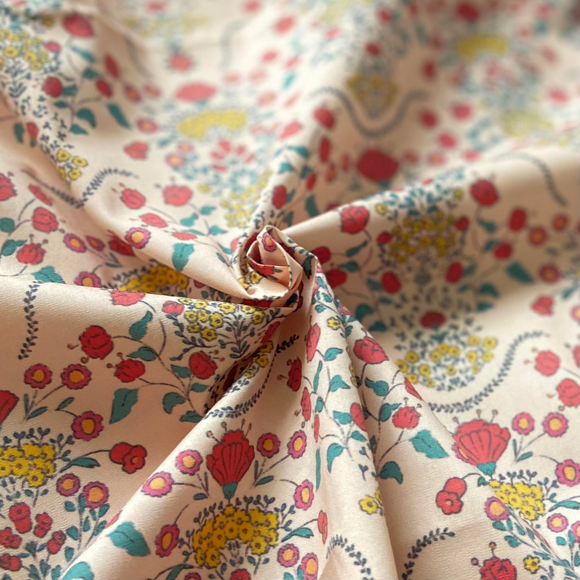 Rosette Poplin Kumaş