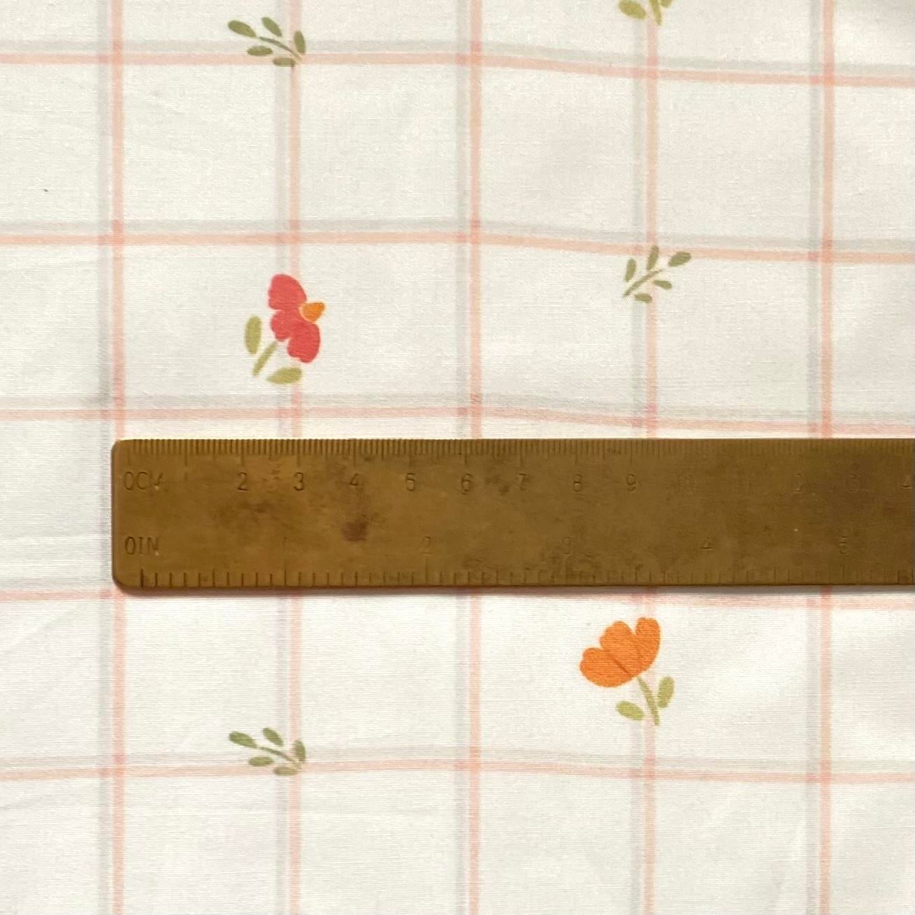 Solera - Squares Poplin Kumaş