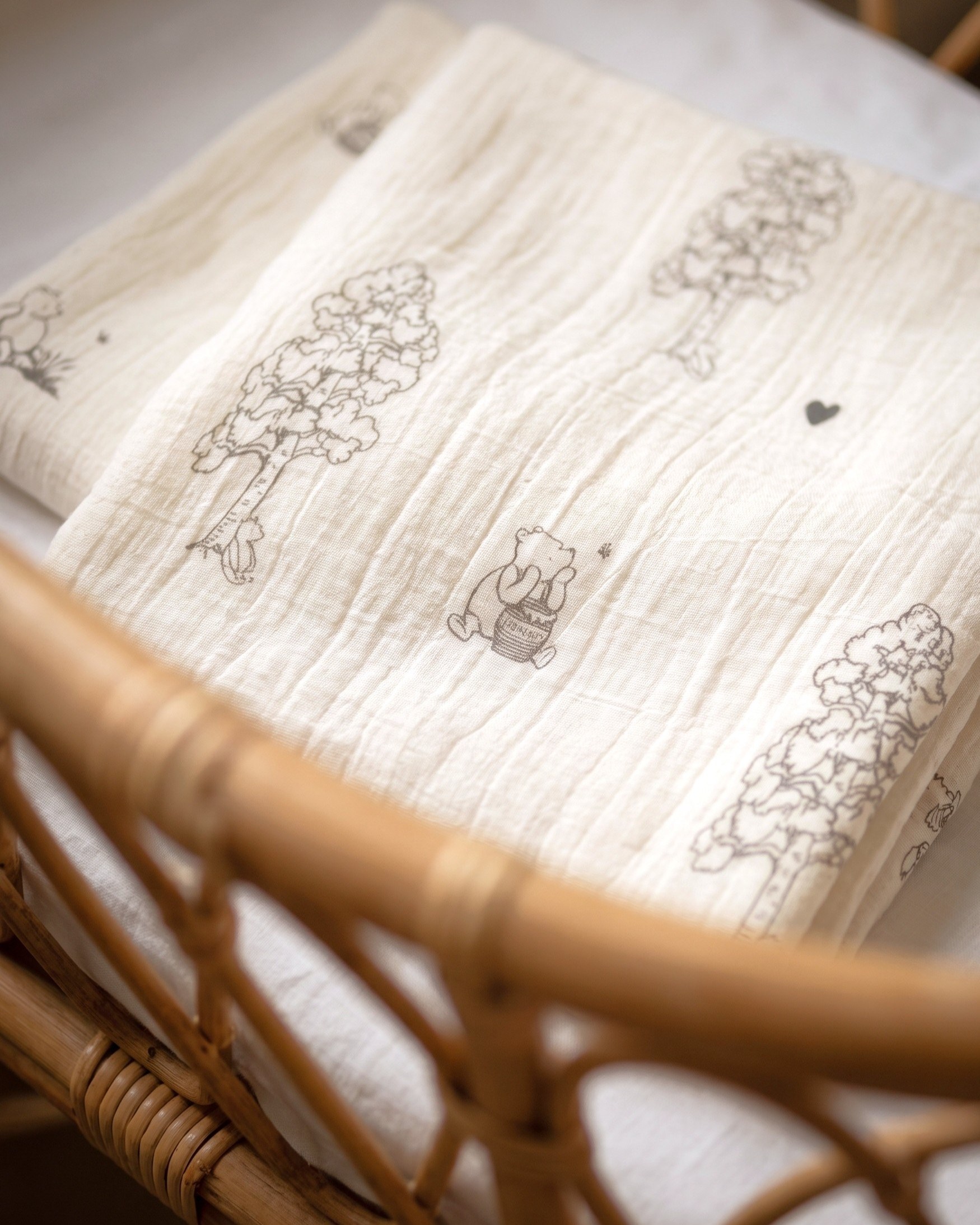 Winnie Muslin Blanket
