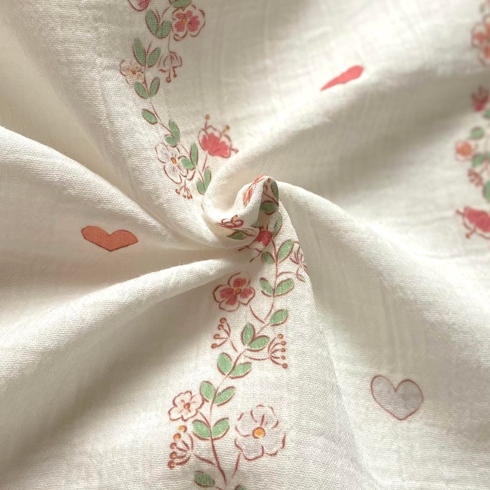 Zezig Cute Ivy Müslin Kumaş