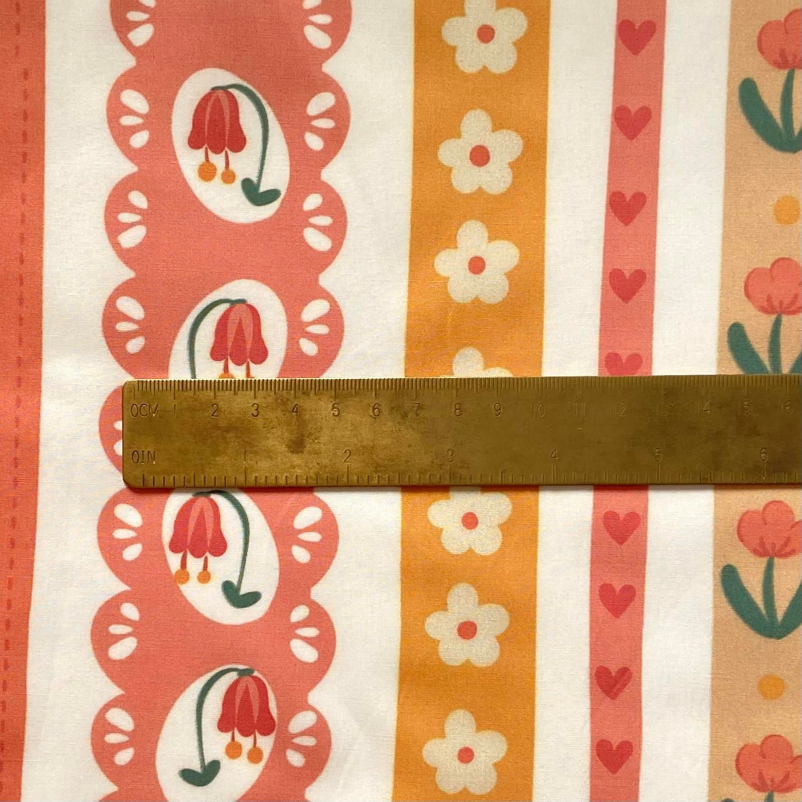 Zezig Cute Line Poplin Kumaş
