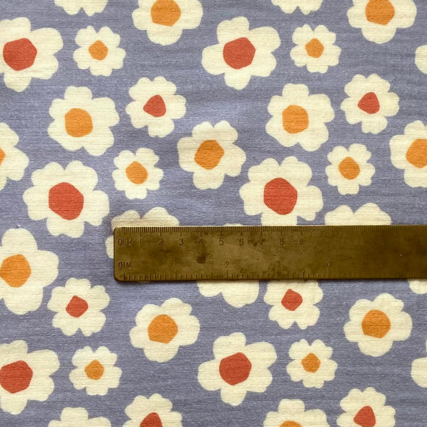 Zezig Daisy - Blue Müslin Kumaş