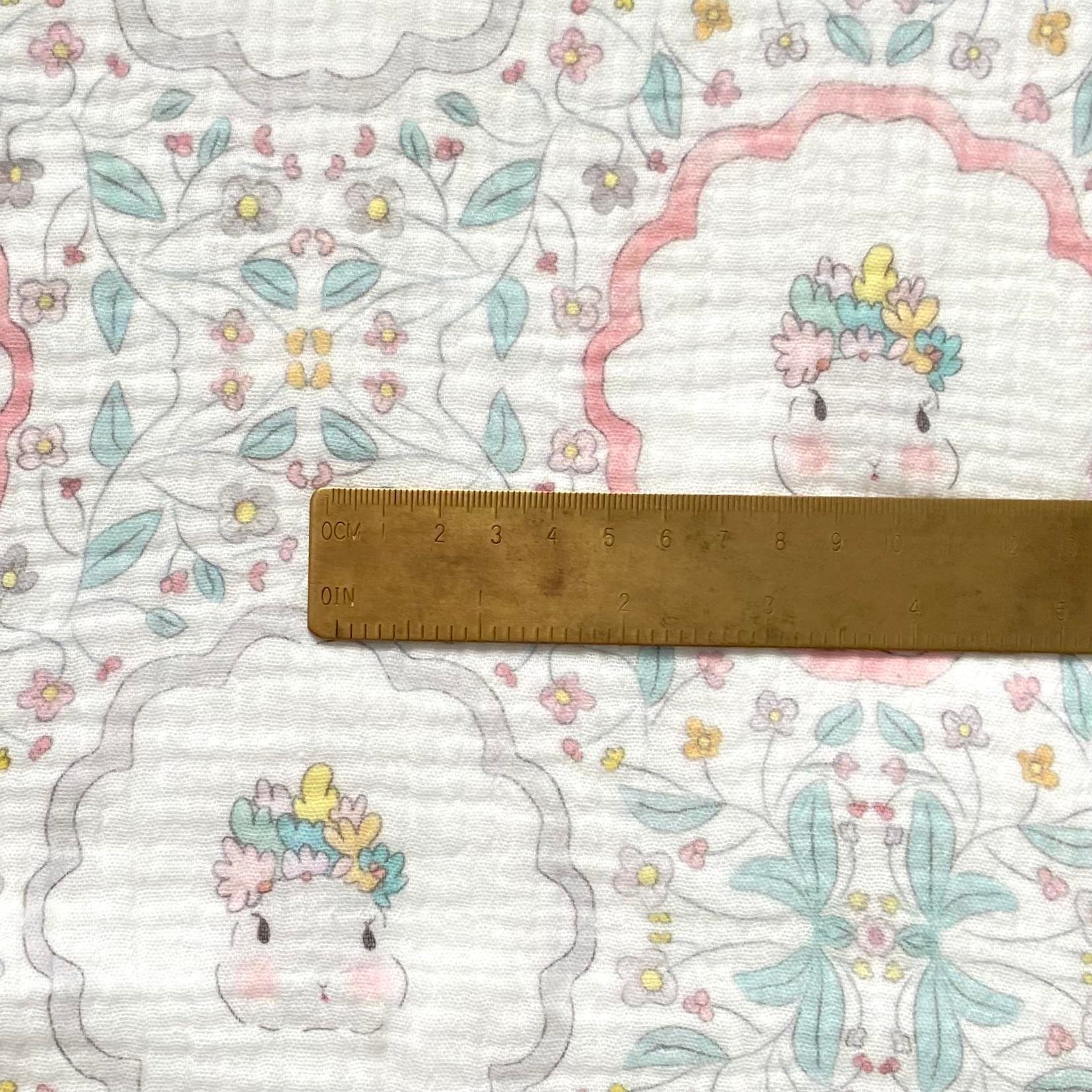 Zezig Lady Rabbit Müslin Kumaş