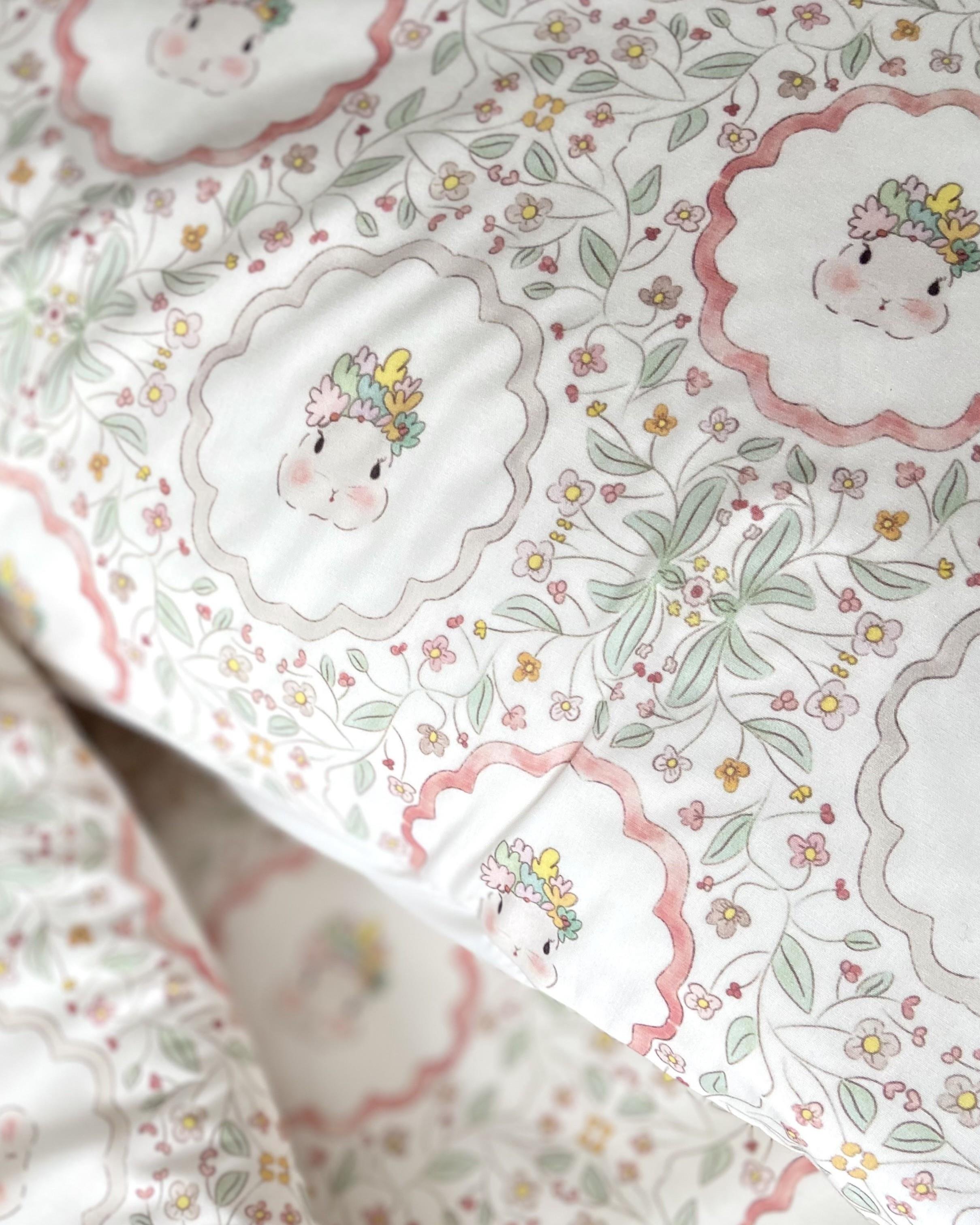 Zezig Lady Rabbit Tek Kişilik Nevresim Takımı