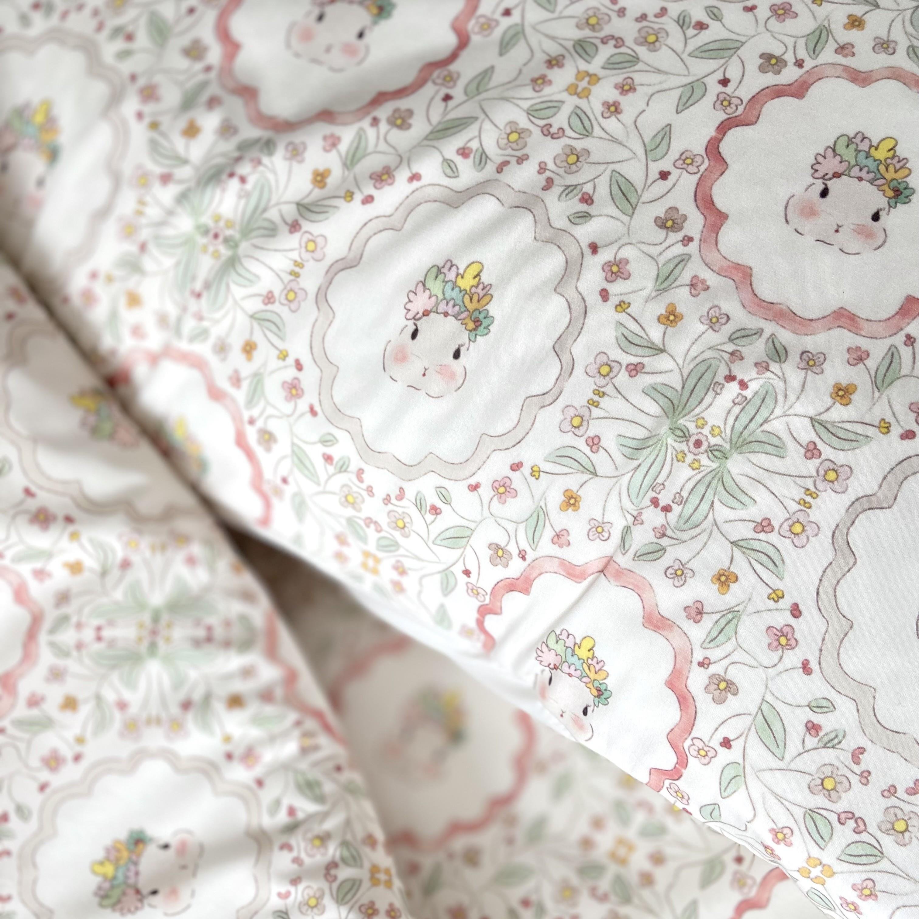 Zezig Lady Rabbit Tek Kişilik Nevresim Takımı