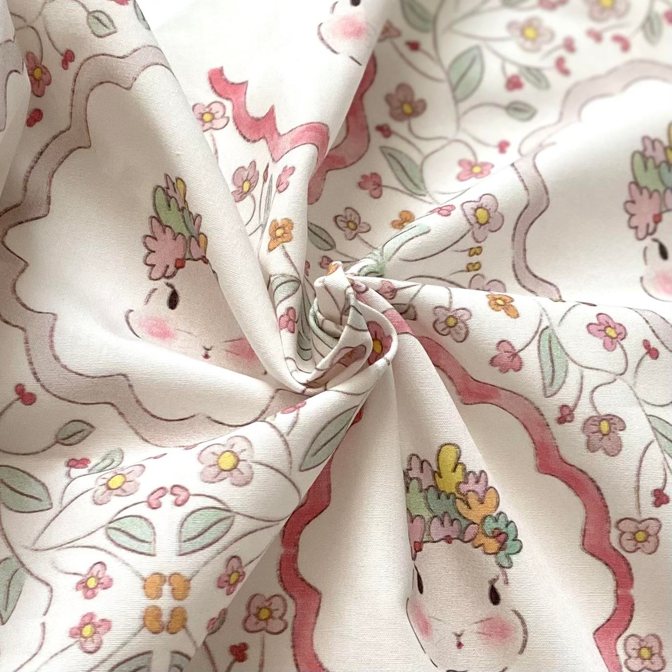 Zezig Lady Rabbit Tek Kişilik Yastık-Çarşaf Takımı