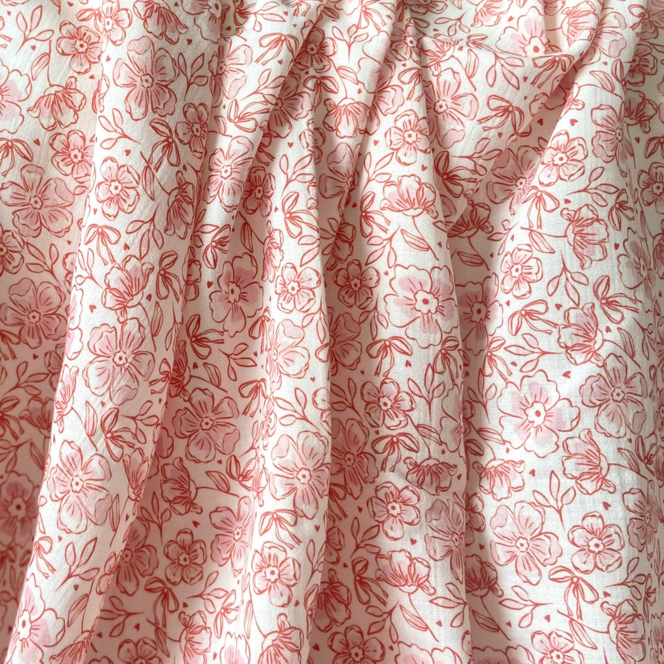Zezig Pinky Elegance Müslin Kumaş