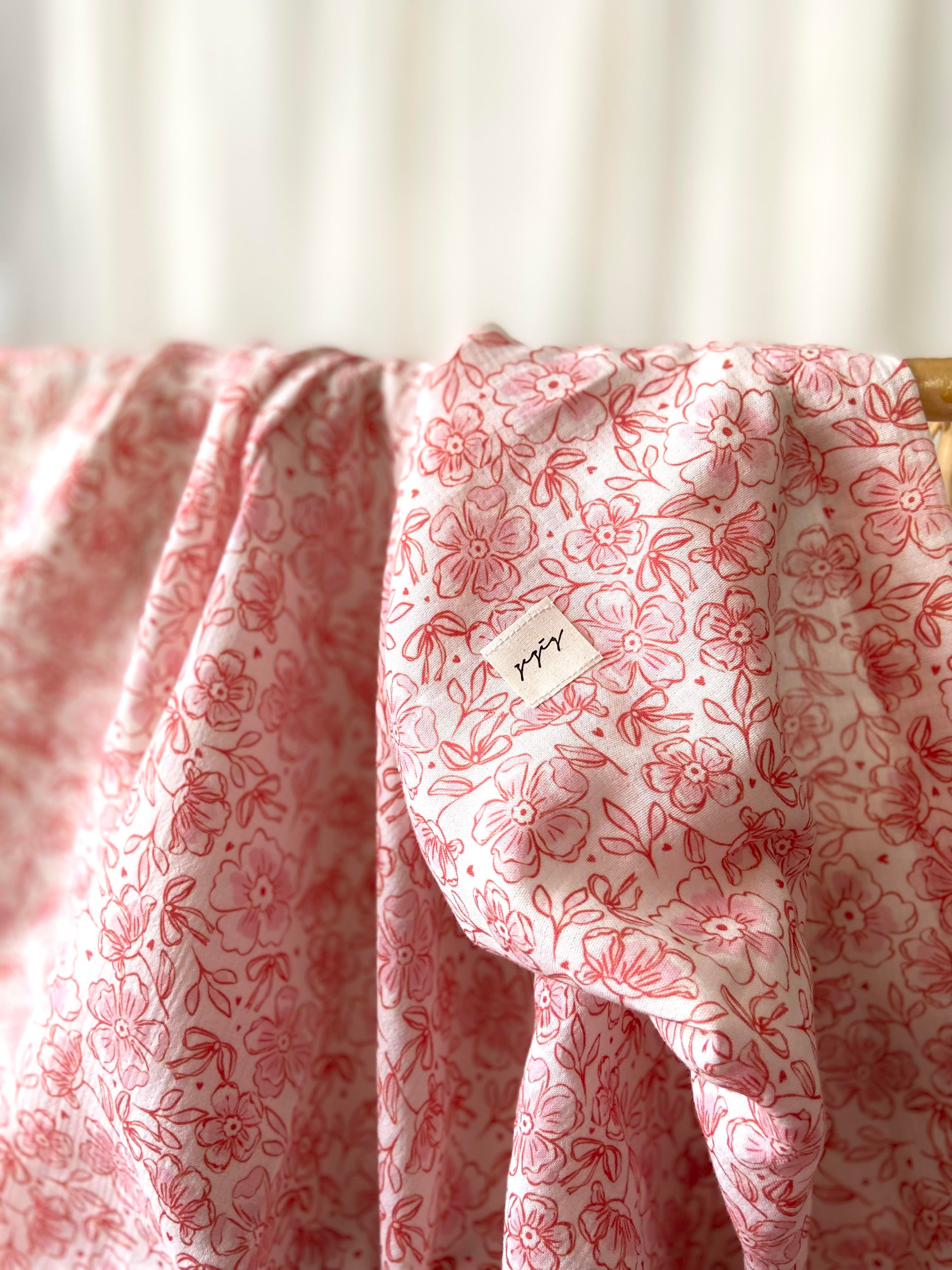Zezig Pinky Elegance Müslin Örtü