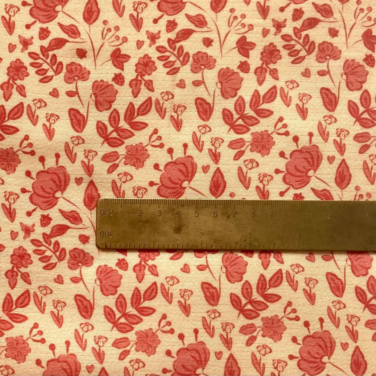 Zezig Red Harmony Müslin Kumaş