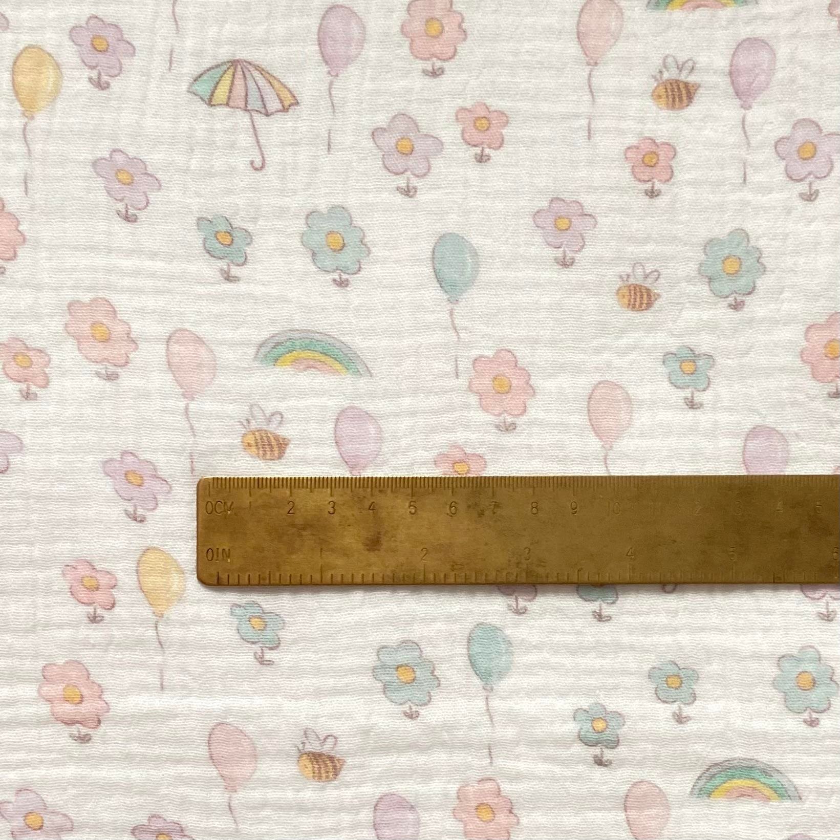 Zezig Soft Doodle Müslin Kumaş