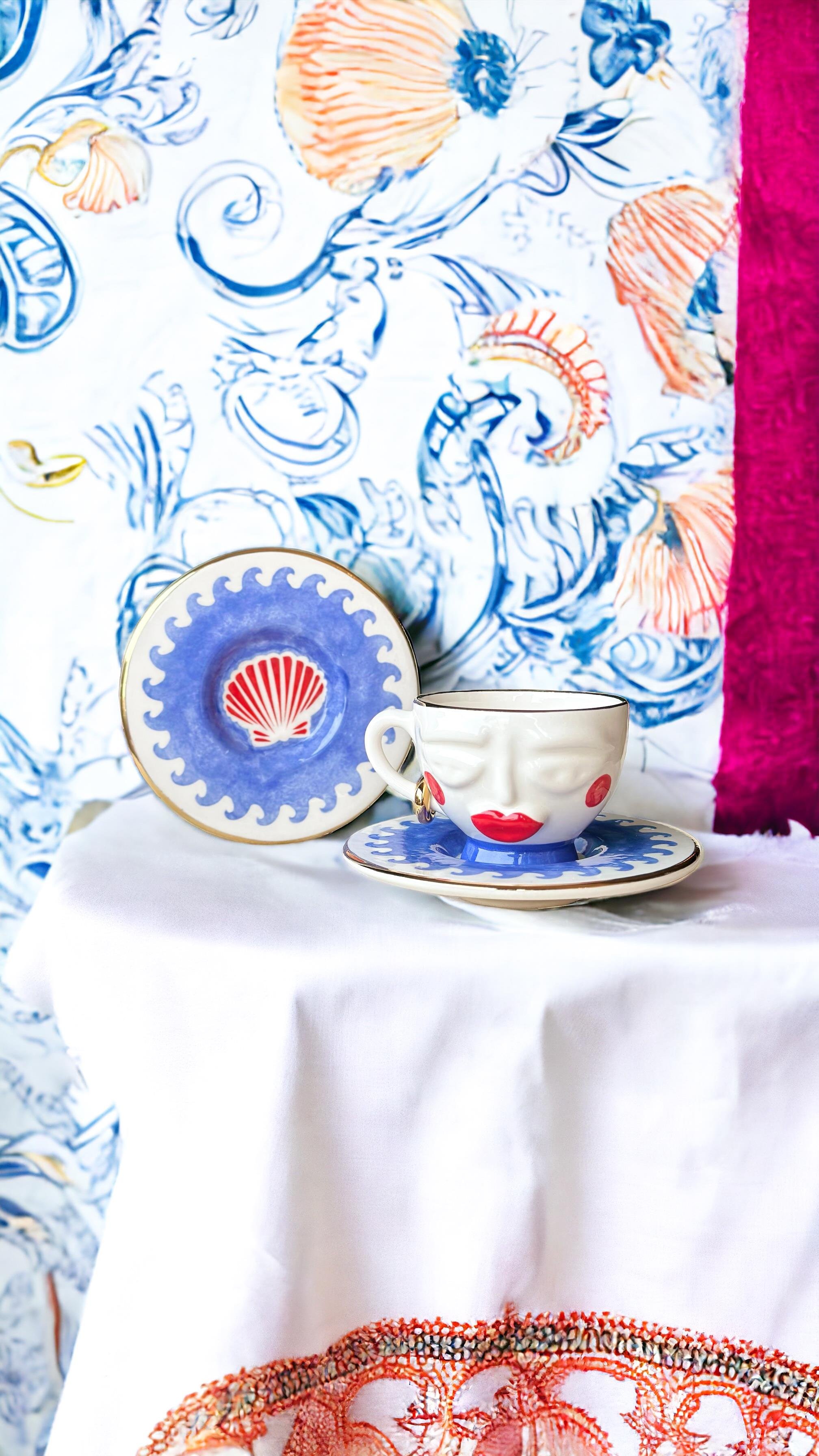  Rukiye Summer Shells Fincan