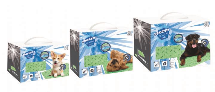 10365599 M-PETS FROZEN COOLİNG MAT (S) 40X50CM GREEN