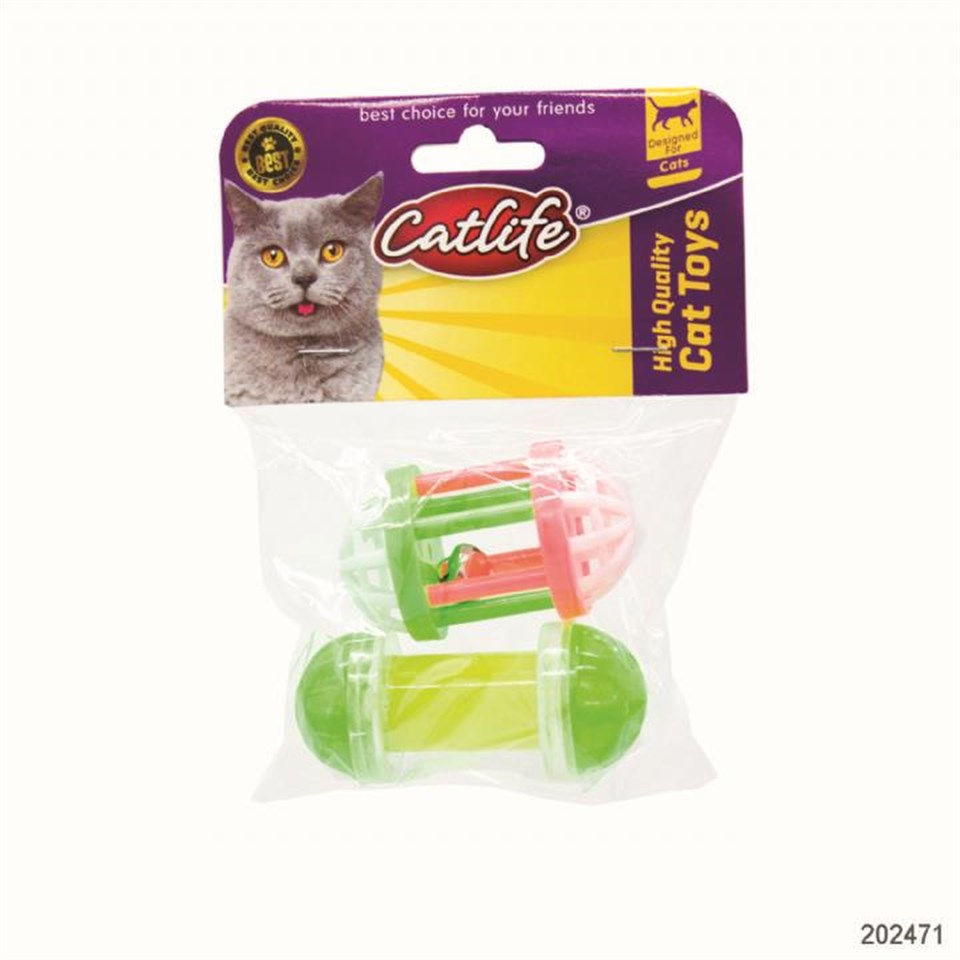 202471-CATLİFE ZİLLİ KEDİ OYUNCAĞI 2Lİ PAKET