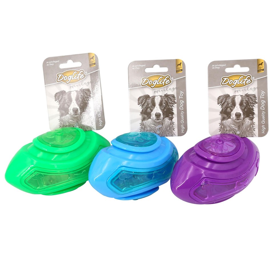 203521-ALLY PAWS KÖPEKLER İÇİN IŞIKLI KAUÇUK OYUNCAK