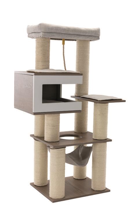 20636399 M-PETS CAT ELİTE GRACE KEDİ TIRMALAMA 77X50X131CM
