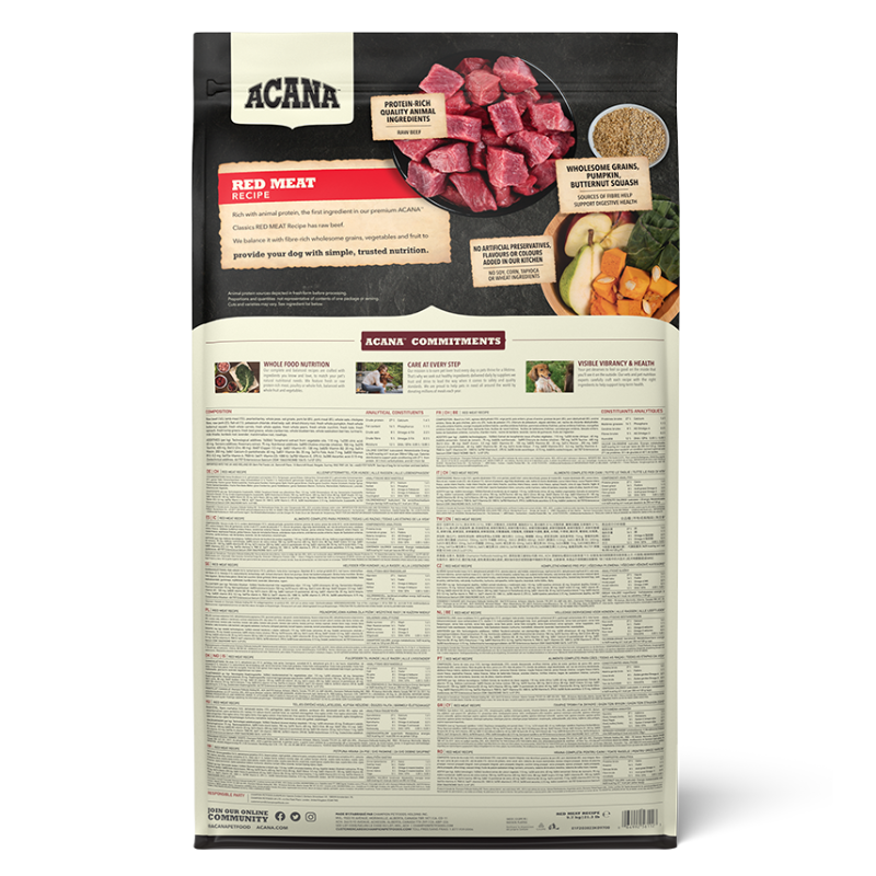 Acana Red Meat Yetişkin Köpek Maması 14,5 Kg