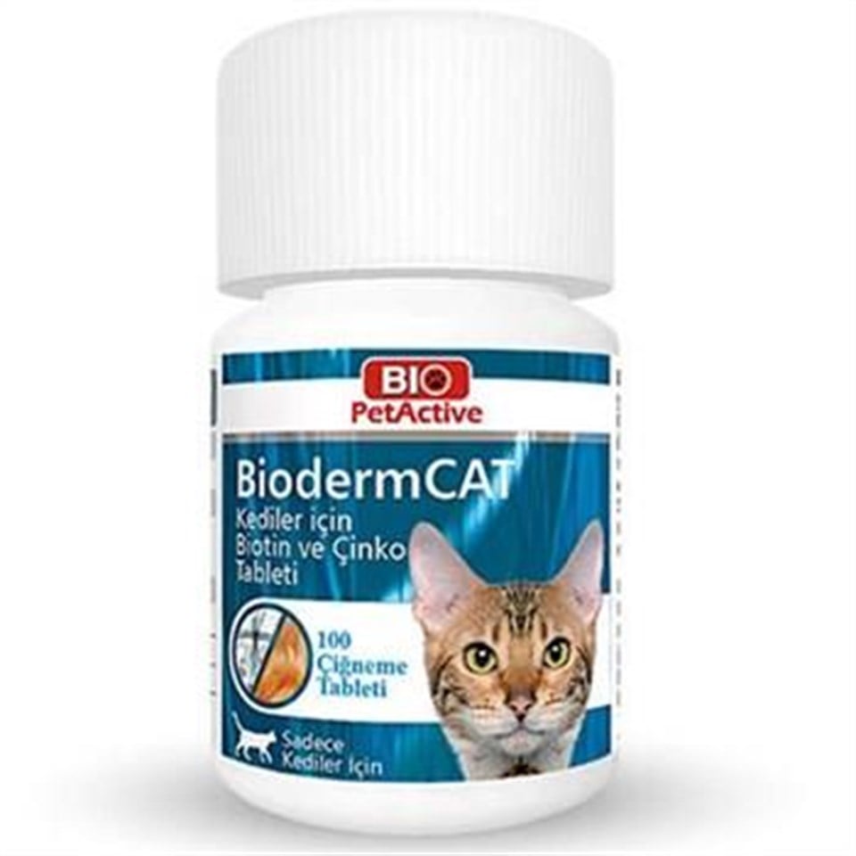 BIO PETACTİVE BİODERMCAT 100TABS