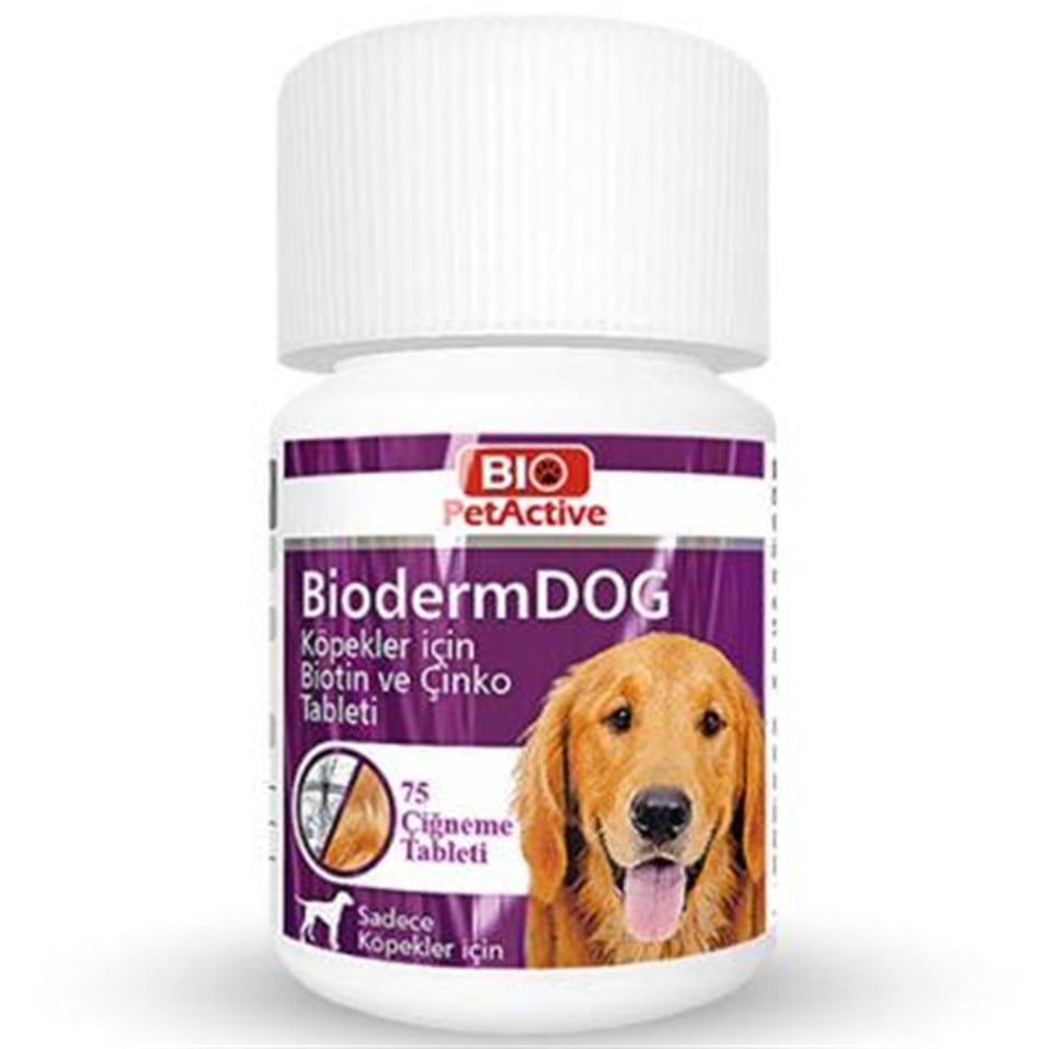 BIO PETACTİVE BİODERMDOG 75 TABS