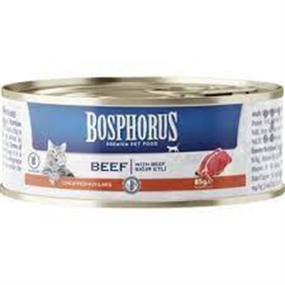 BOSPHORUS SIĞIR ETLİ YETİŞKİN KEDİ MAMASI 85 GR