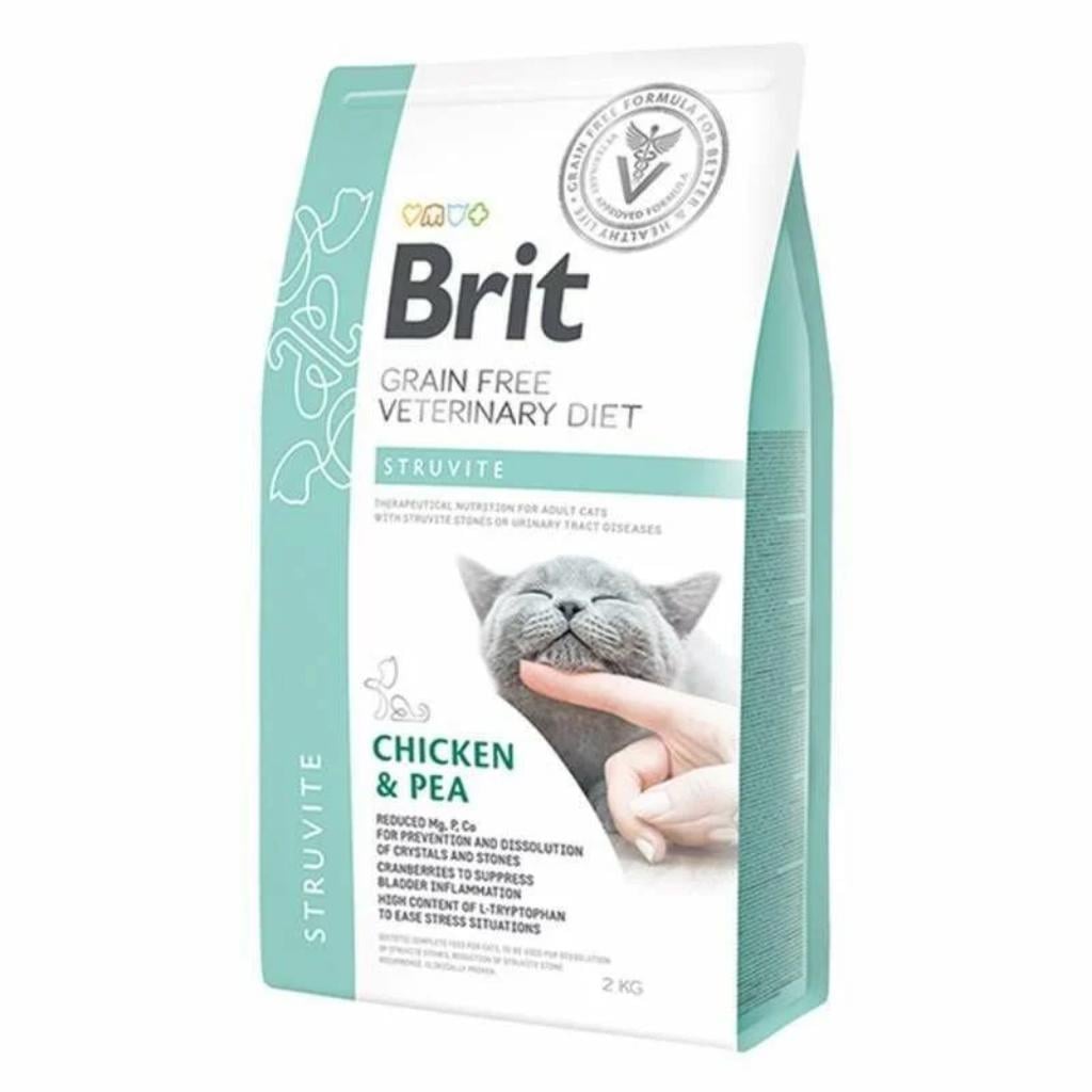 Brit Veterinary Diet Struvite İdrar Yolu Sağlığı Destekleyici Tahılsız Kedi Maması 2 KG