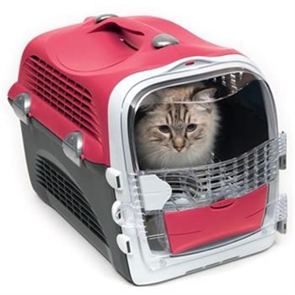 Catit Cabrio Taşıma Kabı Vişne/Gri