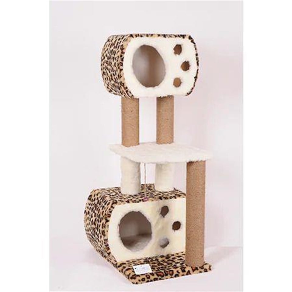 CS08L-CATLİFE ÇİFT YUVALI KATLI TIRMALAMA LEOPAR 115CM