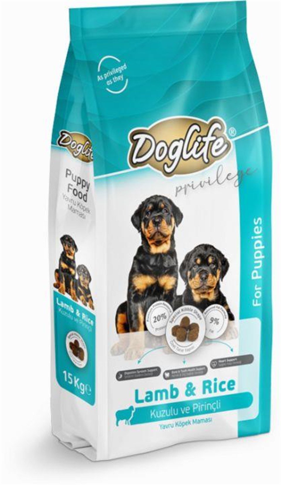 DLFD01-DOGLİFE KUZUETLİ YAVRU KÖPEK MAMASI 15KG