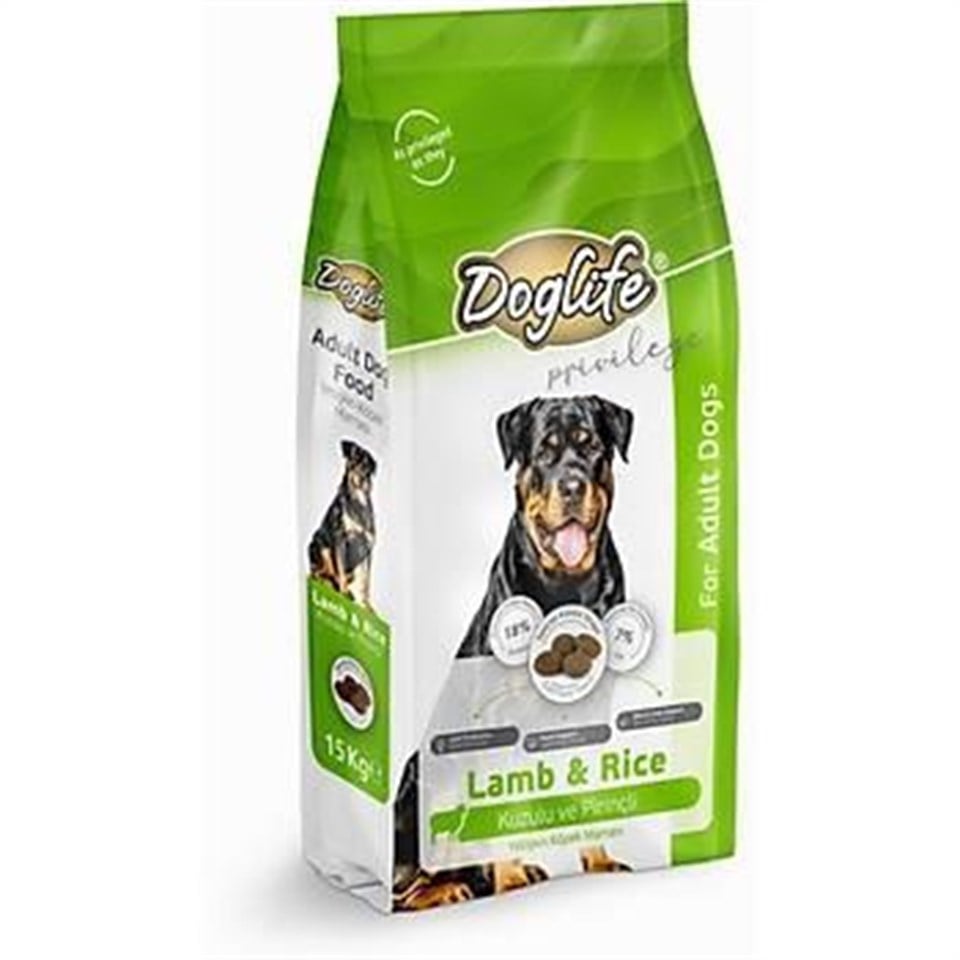 DLFD02-DOGLİFE KUZUETLİ YETİŞKİN KÖPEK MAMASI 15KG