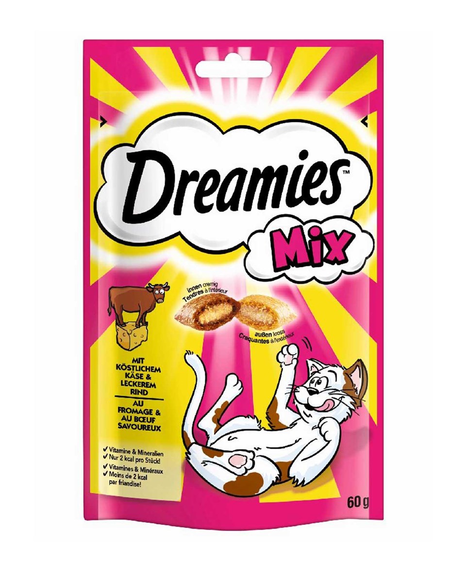 Dreamies Kedi Ödül Maması 60 gr Peynirli & Sığırlı