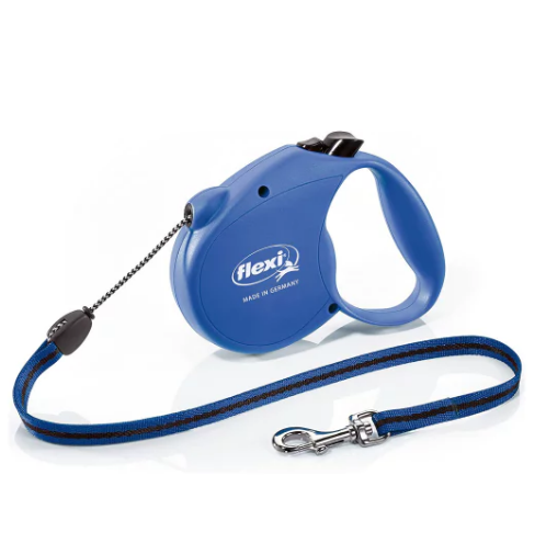Flexi Standart 5 m İp Tasma L Mavi