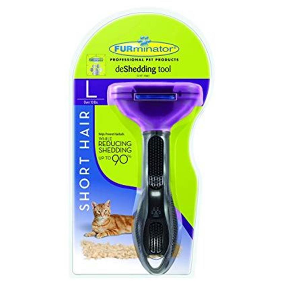 Furminatör Short Hair Cat Kısa Tüylü Kedi Tarağı L