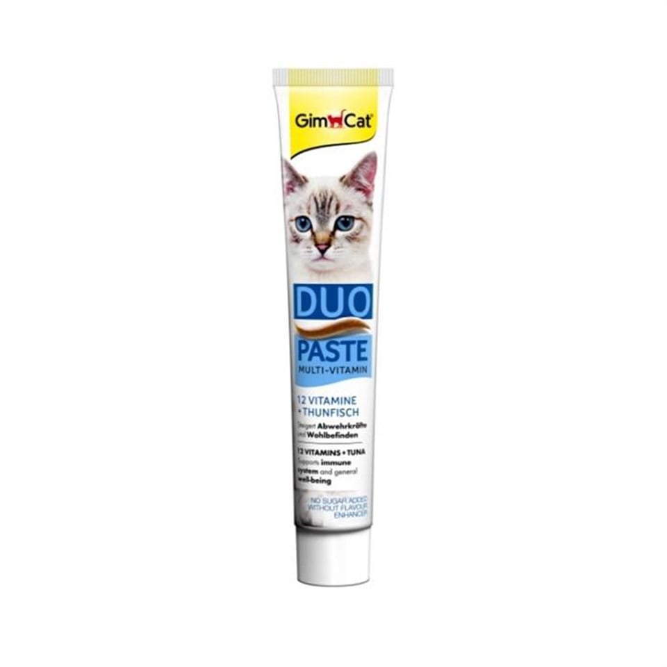 GimCat Multi - Vitamin Duo Paste Ton Balıklı Kedi Macunu 50 Gr