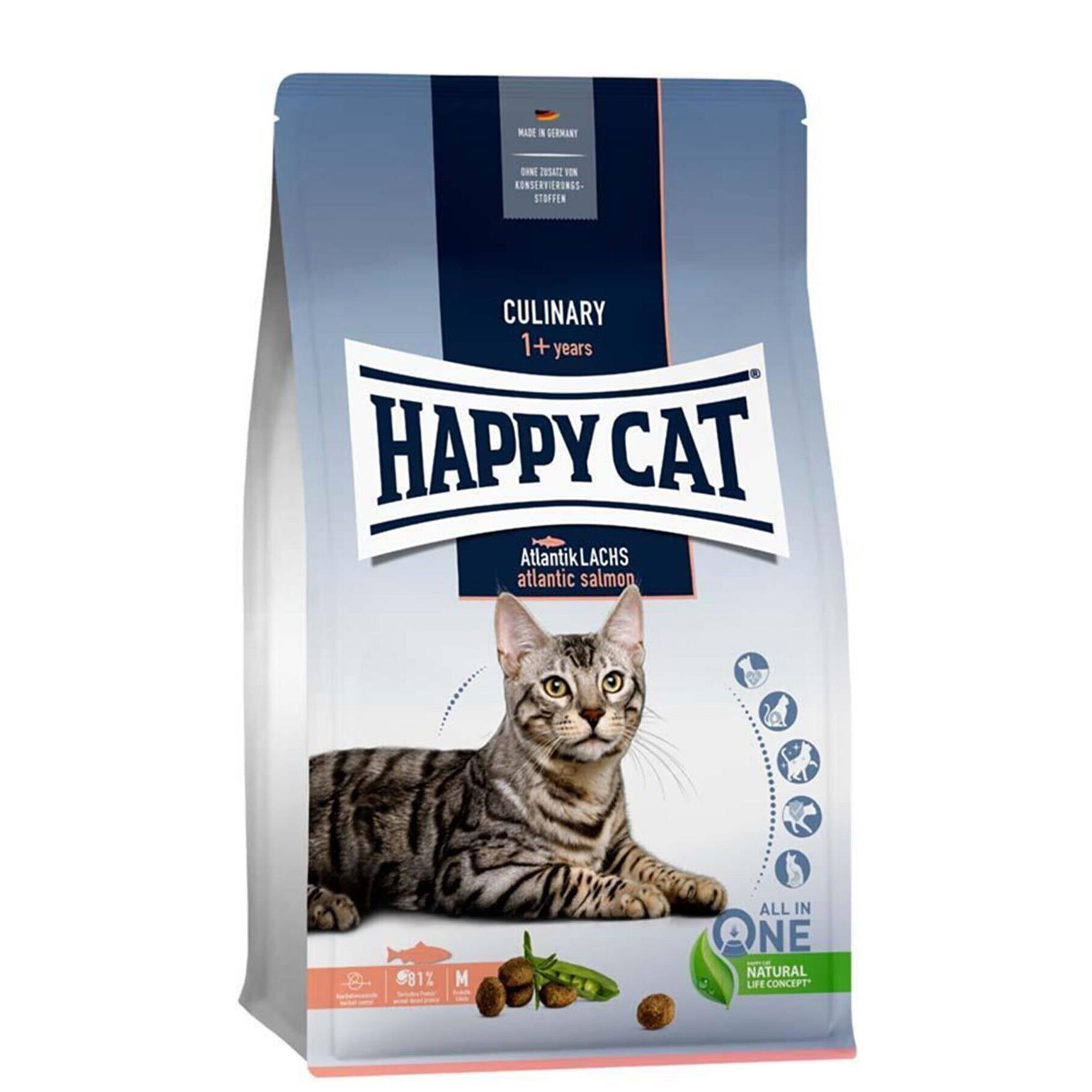Happy Cat Culinary Atlantic Lachs Somonlu Yetişkin Kedi Maması 10 KG