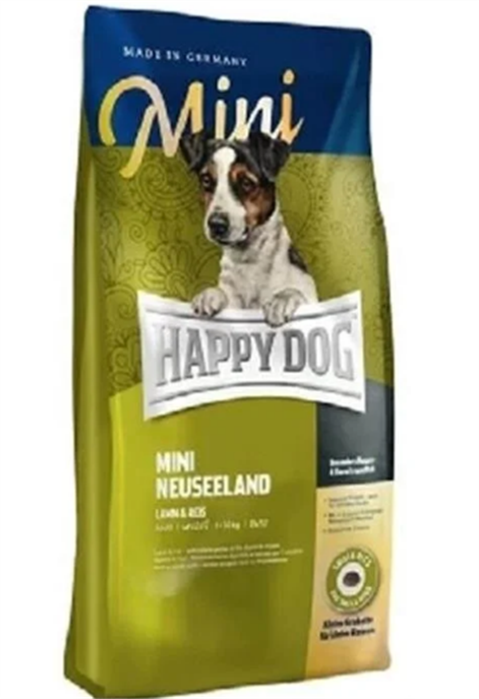 Happy Dog Mini Neuseeland Kuzu Etli Pirinçli Köpek Maması 8 KG