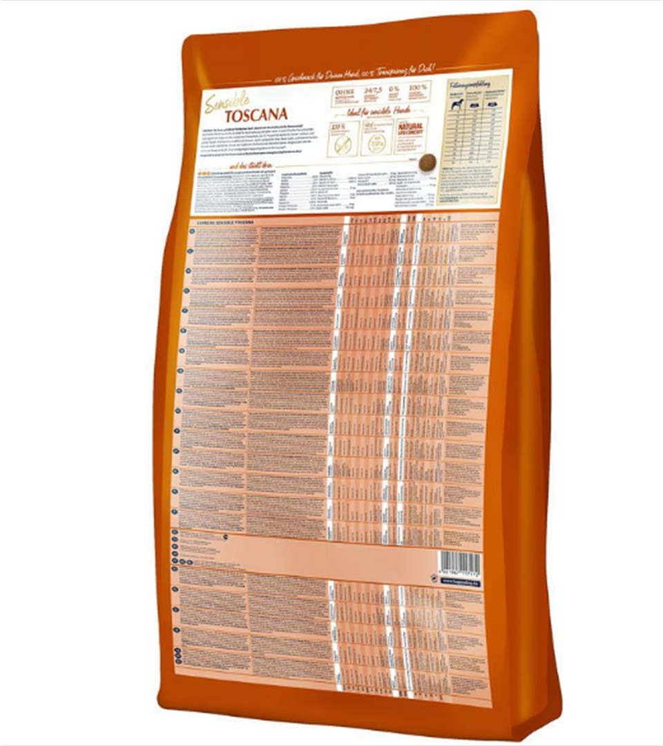 Happy Dog Toscana Ördek ve Somon Balıklı 12,5 Kg