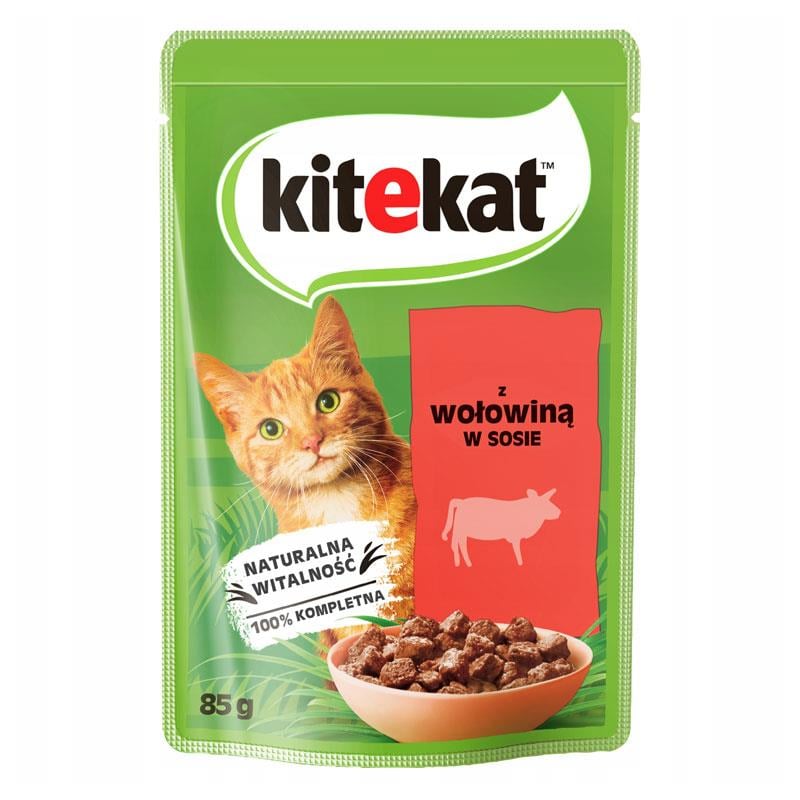 Kitekat Pouch Yaş Mama Sığır Etli 85 gr x 28 Adet