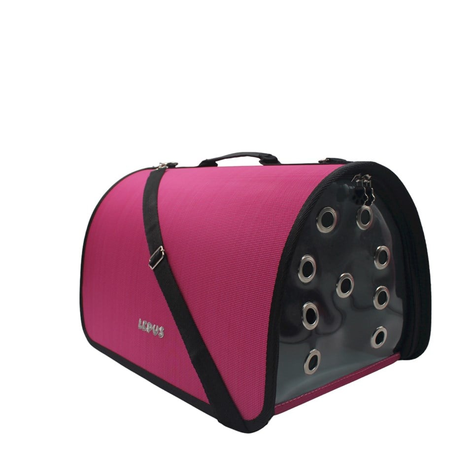 Lepus ŞEFFAF FLY BAG PEMBE