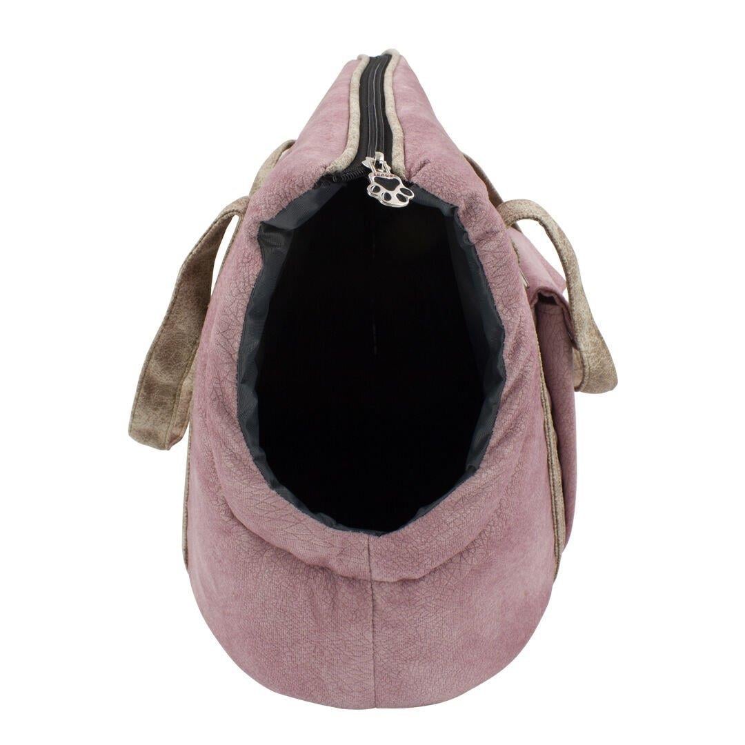 Lepus Sling Bag 25x47x32 cm Pembe Kedi Taşıma Çantası