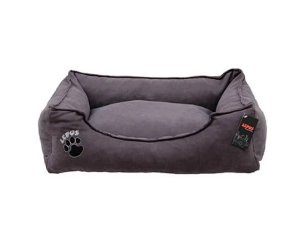 Lepus Soft Köpek Yatağı Medium Gri