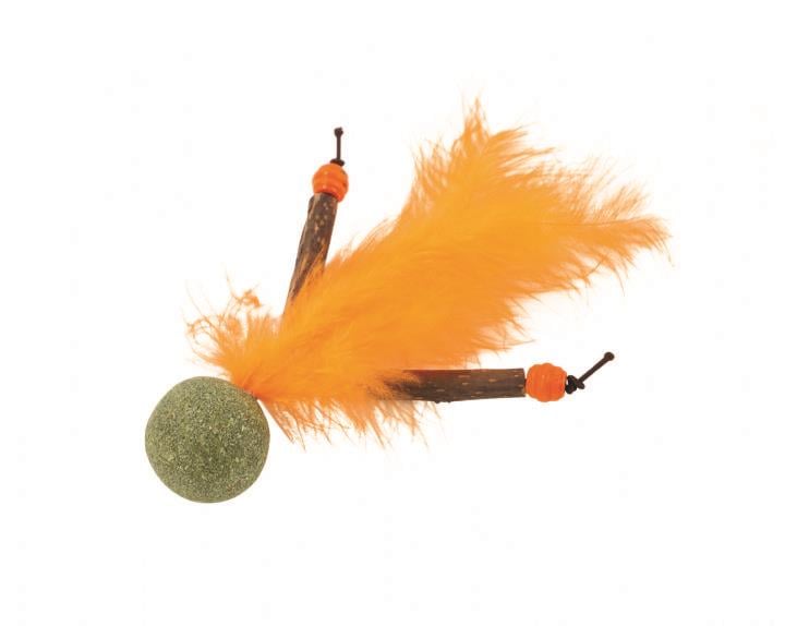 M-PETS CHARMY BUGBEAR CATNİPLİ KEDİ OYUNCAĞI ORANGE