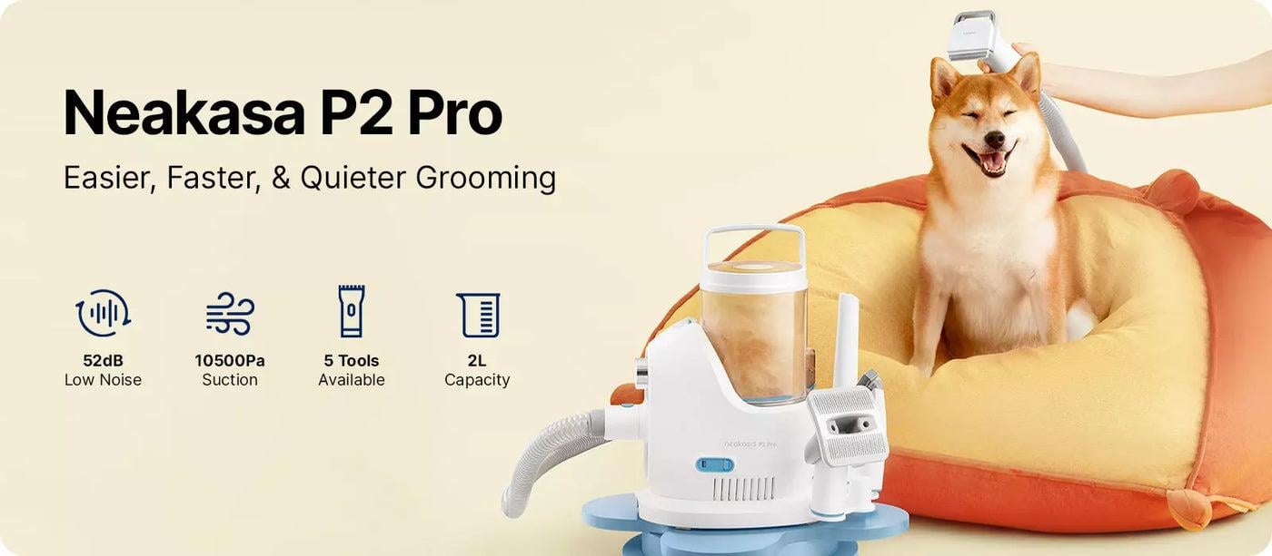 M-PETS Neakasa Pet Grooming System P2 Max Vakumlu Bakım Seti