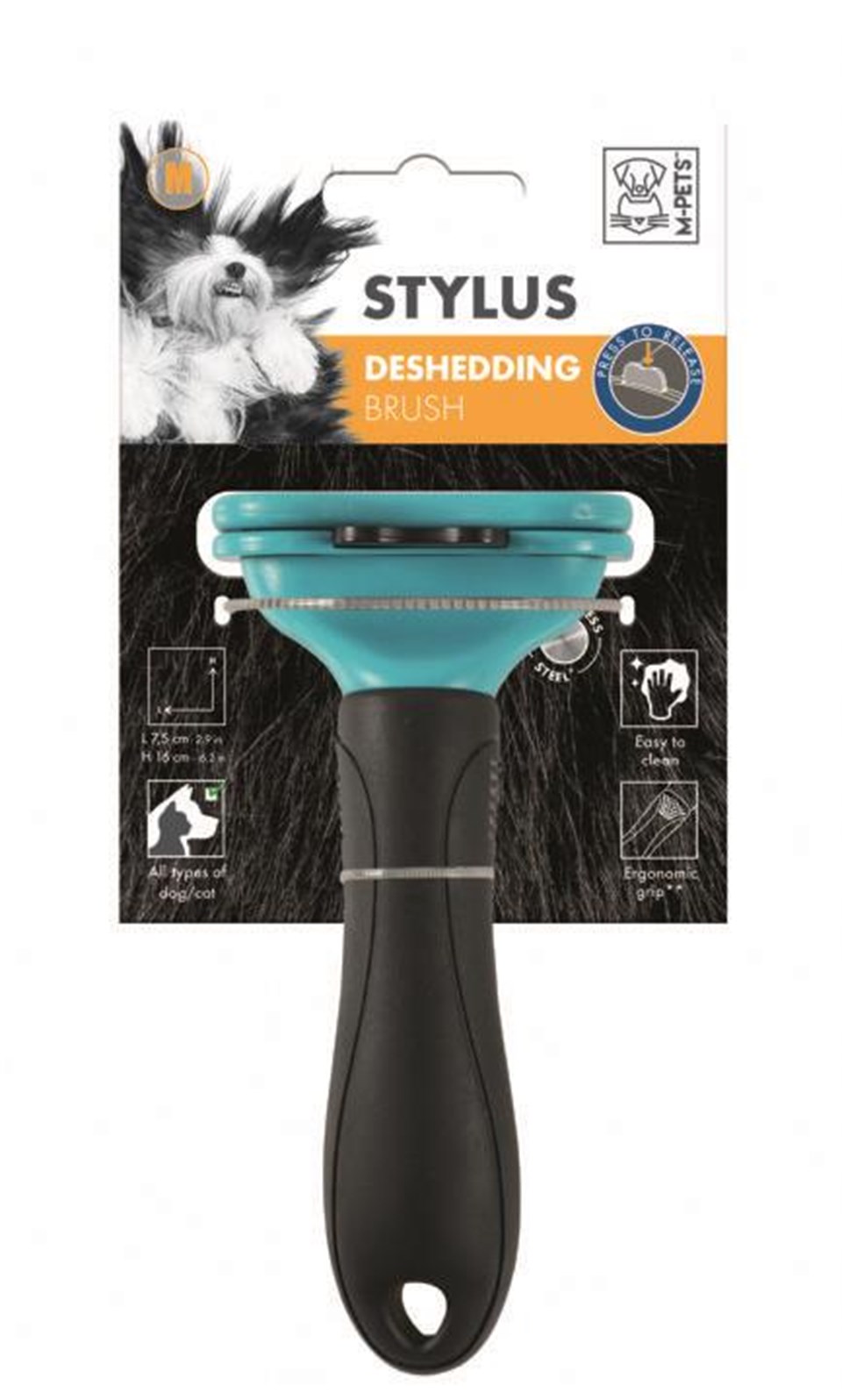 M-PETS STYLUS FURMİNATÖR BASMALI (M)