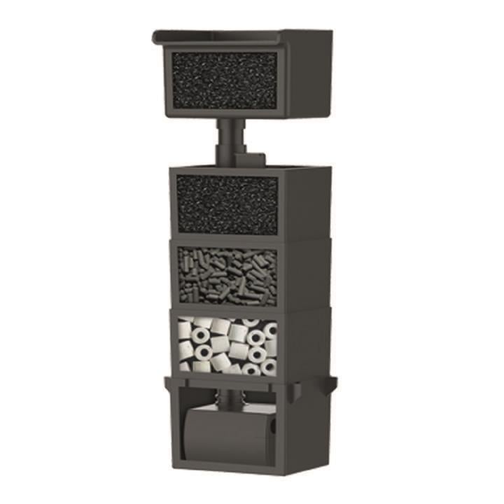 NANUX ROCK BLUBİOS DEKORLU NANO AKVARYUM 25X27X27CM