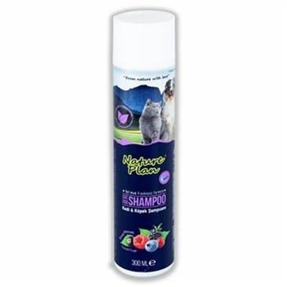 Nature plan pudralı kedi köpek  şampuanı 300 Ml