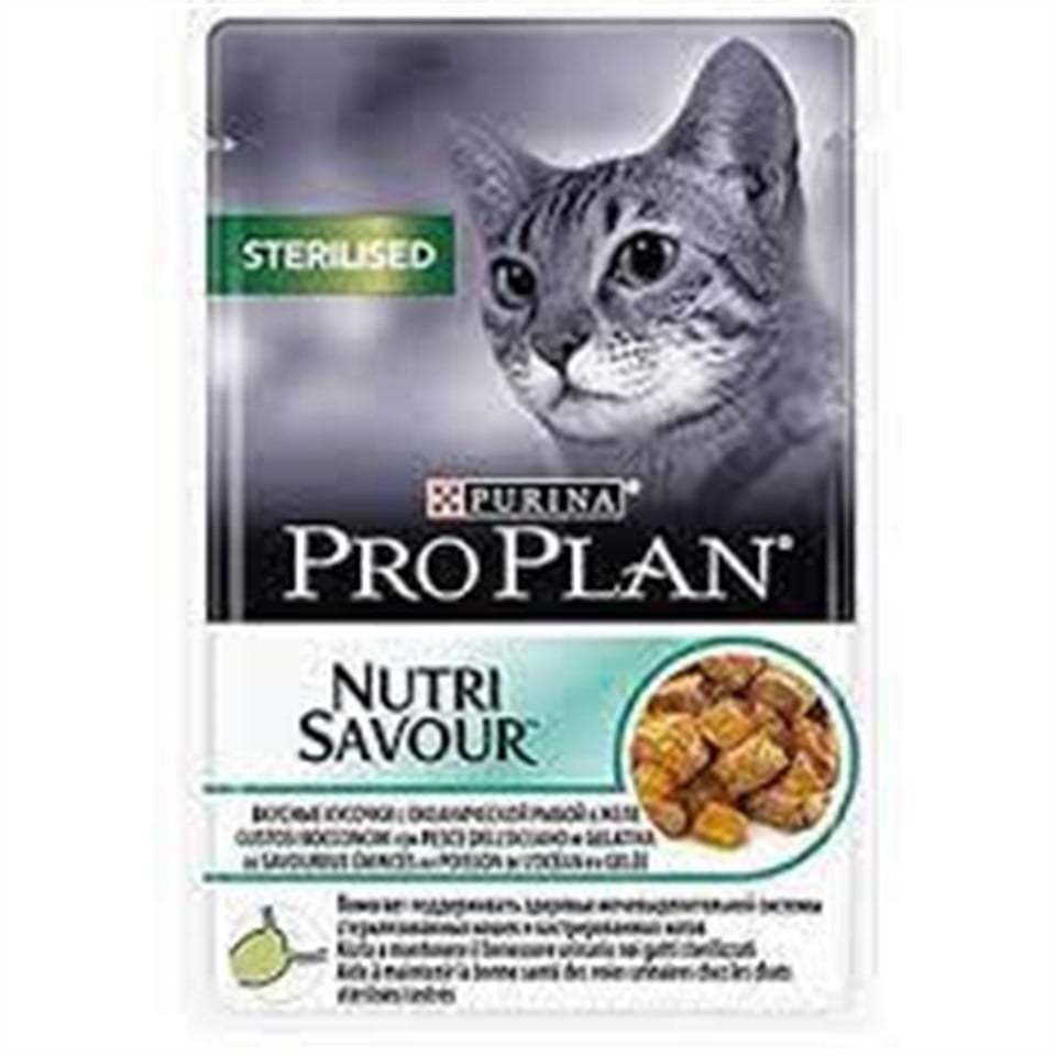 PRO PLAN STERİLİSED OKYANUS BALIKLI POUCH 85 GR