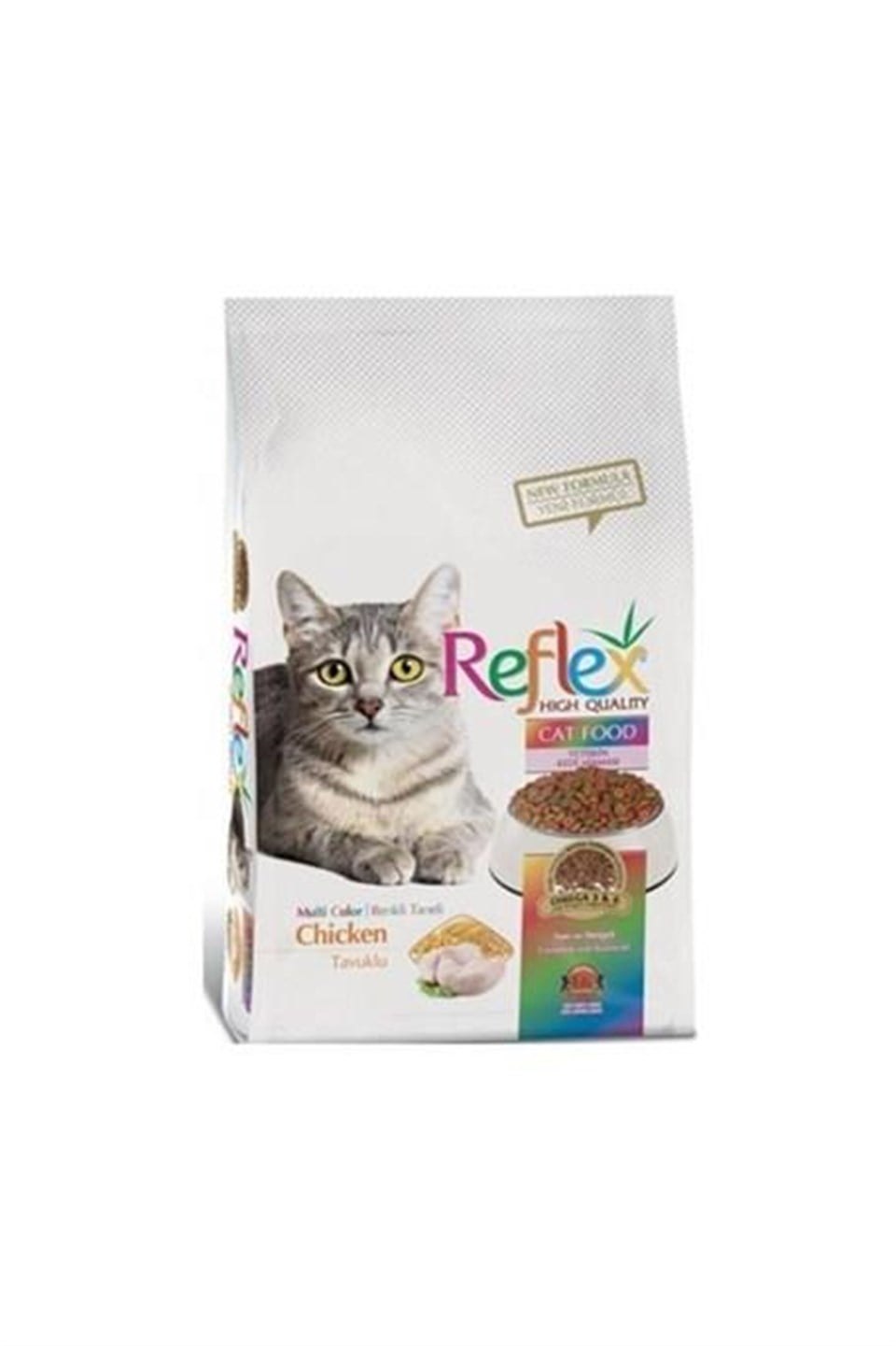 REFLEX 3KG ADULT CAT MULTICOLOR CHICKEN