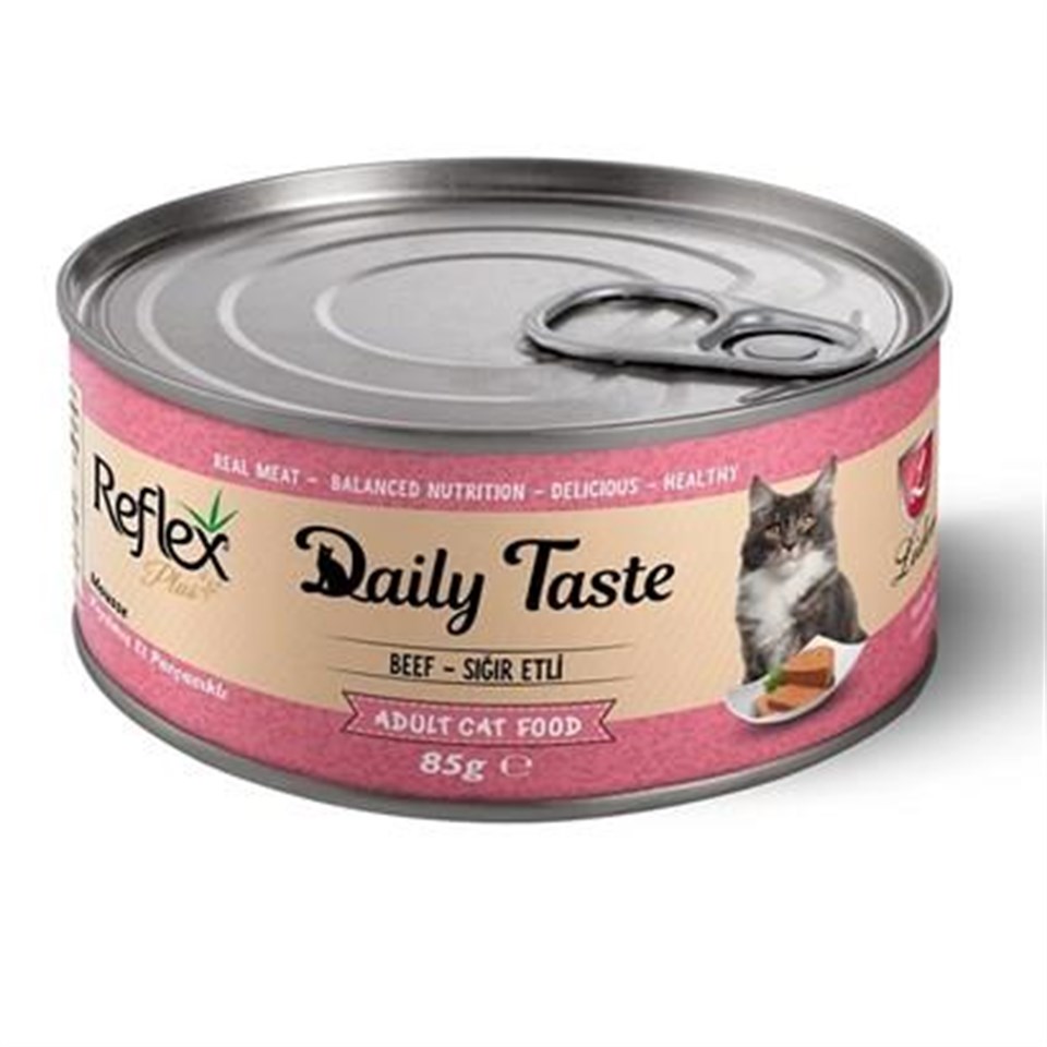 Reflex Daily Taste Mousse With Beef Sığır Etli Kıyılmış Kedi Konservesi 85 Gr