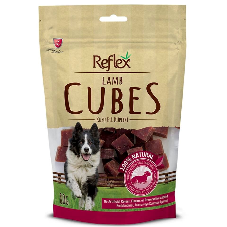 Reflex Kuzu Etli Küp Köpek Ödülü 80 Gr